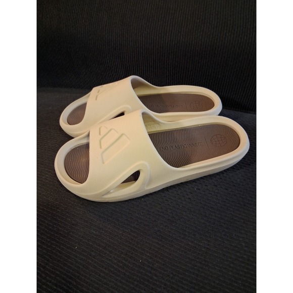 Adidas Adicane Slide Sandals Mens 7‎ Womens 8 Beige